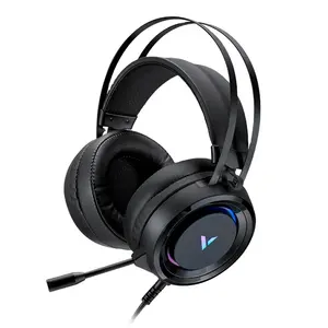 Rapoo VH500 Hot Vendedor Wired 7.1 Channel RGB Wired Hifi ENC MIC Gaming On Over Ear Headphones Gamer Headset
