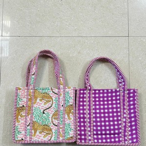 Bolso de Mano Mini 100% Algodón Orgánico, Bolso de Playa de Tela de Rizo, Bolso Tote Personalizado de Tela de Rizo para Mujer - Product Image 2