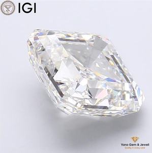Pure Sparkle 2.00 Carat ASSCHER Cut with IGI Certified CVD Lab Grown <b>Diamond</b> F Color VS2 Clarity for Custom Promise <b>Ring</b> - Product Image 3