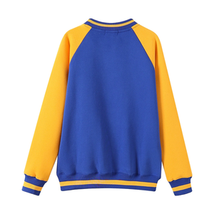 Sweat-shirt à col rond en chenille bicolore SGRho de haute qualité, vêtements de sororité en polaire premium, pull en coton unisexe SGRho doré - Product Image 2