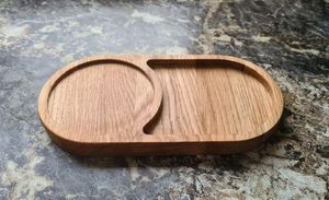 Plateau de service en bois écologique, forme irrégulière, fait main, gravé, design personnalisé, style moderne pour la cuisine, la salle à manger, la décoration - Product Image 6