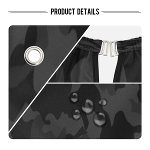 ผ้าคลุมตัดผมสำหรับร้านเสริมสวย ผ้าคลุมช่างตัดผมมืออาชีพ กันน้ำ ผลิตจากโพลีเอสเตอร์ พิมพ์ลายตามสั่ง ผ้าคลุมทำผมแบบซับลิเมชั่น ปรับระดับคอได้ - Product Image 4