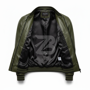 2026 Men Casual Slim Fit Leather <b>Jacket</b> <b>White</b> Black Diagonal Zipper with Stand Collar Motorcycle Coat Men Clothing - Product Image 5