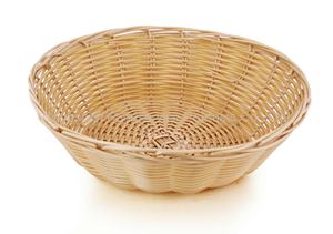 Cesta de Mimbre Sintético Hecha a Mano, Popular y de Tamaño Regular, Cesta de Plástico Tejida a Mano, Cestas de Almacenamiento de Color Natural - Product Image 5