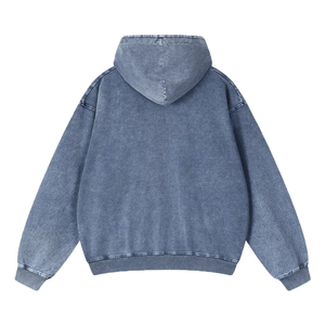 เสื้อฮู้ดดี้แบบ unisex คุณภาพสูงสำหรับฤดูหนาว ผลิตแบบ OEM ขายส่ง ปักลายลูกปัด กันน้ำ พิมพ์ลายแบบ Heat-Transfer  โลโก้สั่งทำได้ มีกระเป๋าใบใหญ่ - Product Image 5