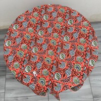 Nappes en coton faites à la main de qualité supérieure, motif floral, taille personnalisée, écologiques, lavables, durables, housses de table décoratives pour