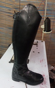 Bottes d'équitation en cuir véritable élégantes et durables, confortables, style western, avec fermeture éclair YKK - Product Image 2