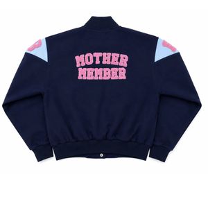 เสื้อแจ็คเก็ตบอมเบอร์ผู้หญิงแบบสั่งทำพิเศษ รุ่นเฮอริเทจ มัมเมมเบอร์ แขนยาว ซิปหน้า สไตล์ลำลอง พร้อมปักลายเฉพาะตัว - Product Image 2