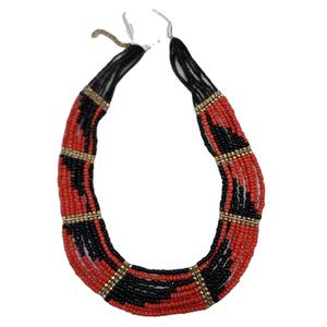 Collier en résine rectangulaire multicolore fait main, écologique, thème amour, qualité supérieure, pour femme, d'Inde, look tendance, fermeture à vis - Product Image 1