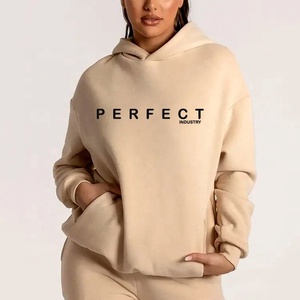 Sudadera con Capucha OEM, Sudadera de Felpa de 500 g/m², Algodón y Poliéster de Primera Calidad, Sudadera Extra Grande para Mujer, Sudadera con Capucha con Logotipo Personalizado - Product Image 3