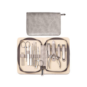Stainless Steel <b>Manicure</b> <b>Kit</b> Professional Grooming <b>Kits</b> Nail Care Tools <b>Manicure</b> Set Nail Clippers Pedicure <b>Kit</b> - Product Image 1