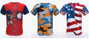 Camiseta de Béisbol para Niño, Diseño 2026, Ropa con Temática de Béisbol para Cumpleaños, Logotipo Personalizado, Tallas Grandes Disponibles, Spandex/Algodón - Product Image 5