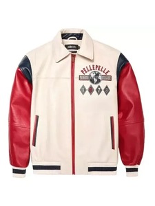 Veste en cuir bomber Pelle Pelle World Famous Soda Club - Product Image 1