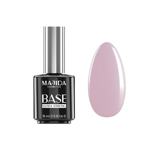 Majida Base Ultra Strong Cold Rose 15 ml Sin HEMA Top Coat - Product Image 3