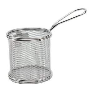 Colador de fideos de acero inoxidable de primera calidad con diseño de malla fina para escurrir pasta, ramen y fideos calientes de forma segura - Product Image 5