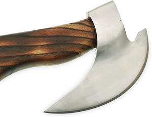 Hache à pizza artisanale en acier inoxydable, coupe-pizza, hache de survie extérieure, haches pour usage hôtelier, vente en gros, EDC, fournisseur OEM en vrac, USA, UE - Product Image 3