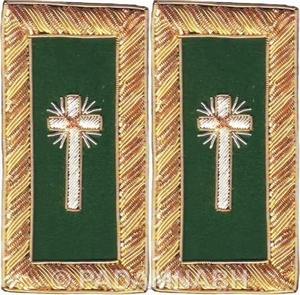 Meilleures épaulettes maçonniques 2026 Chevaliers Templiers Broderie en fil d'or Prix bas Bonne qualité Nouveau style Tissu de blazer personnalisable - Product Image 1