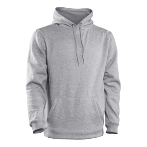 Classic men basic pullover hoodie regular fit cotton fleece fabric adjustable hood kangaroo pocket soft comfortable casual wear - Product Image 5