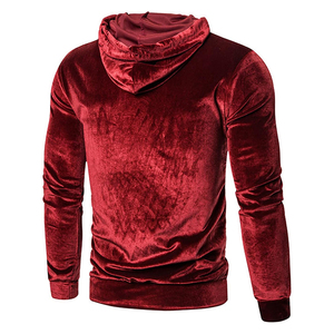 Street Style <b>Velvet</b> Hoodies For Unisex Best Fashion Wears Plain Slim Fit Pullover Soft <b>Velvet</b> Hoodies For Men's - Product Image 2