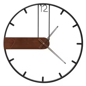 Metal Abstract Art Deco Wall <b>Clock</b> with Quartz Movement Needle Display Silent Sweep Movement 65 CM for Home Living Room Bedroom - Product Image 3