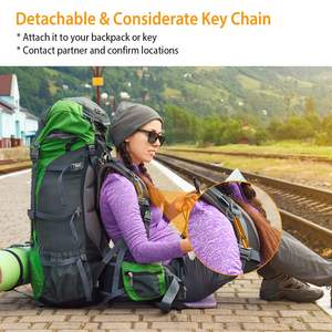 35 Piezas de Silbatos de Aleación de Aluminio Extra Fuertes con Llavero de Emergencia para Camping, Senderismo, Caza, Deportes al Aire Libre, Seguridad y Supervivencia - Product Image 3