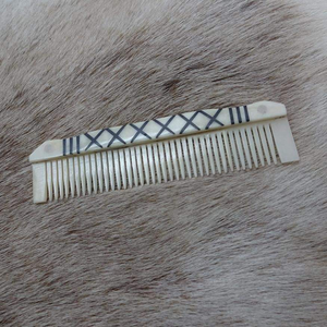 Viking Buffalo Bone <b>Hair</b> <b>Comb</b> Polished Eco-Friendly New Design 100% High Quality for Home or Travel Custom Logo Natural Crafts - Product Image 3