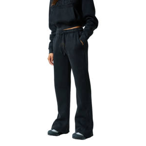 Pantalones Deportivos Holgados de Hip Hop para Mujer, Pantalones de Chándal con Bolsillos, Pantalones de Invierno, 100% Algodón Orgánico, Servicio OEM, Logotipo Bordado Personalizado - Product Image 1