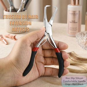 Gervet Professional Stainless Steel <b>Hair</b> <b>Extension</b> Tools Microlink Bead Remover Plier for <b>Micro</b> <b>Ring</b> Beads - Product Image 5