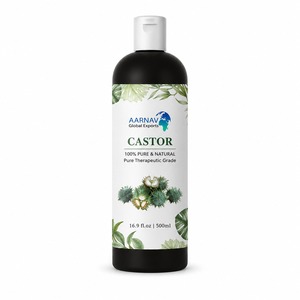Aceite de Ricino AARNAV 1000ml, Extra Virgen, Prensado en Frío, Calidad Premium, Tratamiento Reparador del Cabello para Uso Doméstico, Hecho en India - Product Image 1