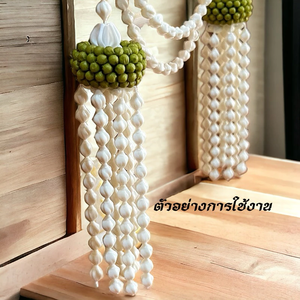 Capullos de jazmín artificiales plisados de plástico para guirnaldas tailandesas, suministro para manualidades florales - Product Image 4