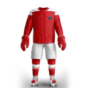 Uniforme de hockey sur glace pour hommes sur mesure, vente en gros, séchage rapide, respirant, en vente - Product Image 1