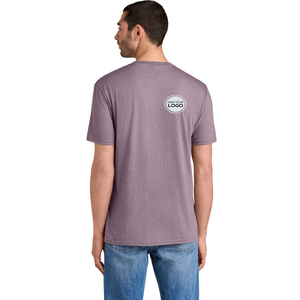 T-shirts légers personnalisés pour hommes avec logo frontal, coupe ample, 100% coton biologique et fibre de bambou, séchage rapide, anti-boulochage, respirants - Product Image 3