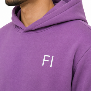 Ensemble de survêtements et de joggings unisexe en coton épais 100 % avec sweats à capuche surdimensionnés personnalisables avec logo - Product Image 5