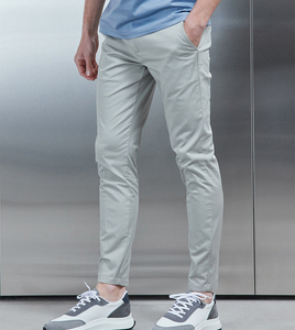 Pantalones Chinos de Hombre 100% Algodón, Lavado Ácido, Corte Recto, Transpirables, Ligeros, Tejido, Casuales, para Uso en Exteriores - Product Image 4