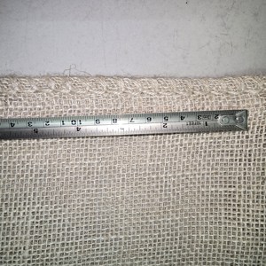 Nouveaux sacs en jute de qualité alimentaire avec trou, 43x23.50 pouces, ex 43 pouces - 7.5 oz par 40, entièrement brillants, 9x9 pouces, avec lisière HKL, un bleu identique - Product Image 2
