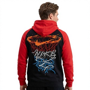 Sudadera con Capucha Personalizada Roja y Negra, Impresa en 3D por Sublimación, 100% Algodón, para Hombre, Invierno - Product Image 2