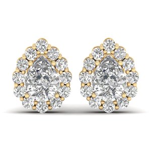 REYES Classic Design 925 Sterling <b>Silver</b> Moissanite Screw <b>Back</b> Stud <b>Earrings</b> For Women Luxury Wedding Anniversary Gift Jewelry - Product Image 2