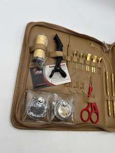 Kit de Herramientas para Extensiones de Cabello con Microperlas Rojas y Doradas, Alicates Multifuncionales Personalizables de Acero Inoxidable, Pinzas para Cabello, Cuchilla, Aguja de Coser - Product Image 6