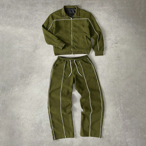 Conjunto Deportivo Cortavientos para Hombre, Ligero, Resistente al Viento, Ecológico, Chaqueta y Pantalones de Spandex/Poliéster, para Correr, Gimnasio, Chándal - Product Image 6