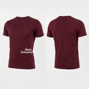 เสื้อยืดผู้ชายขายดี ผ้าฝ้าย 100% สไตล์ไฮสตรีท รับผลิตแบบ OEM พิมพ์โลโก้ตามสั่ง กันยับ แห้งเร็ว ระบายอากาศดี คอกลม แขนสั้น - Product Image 3