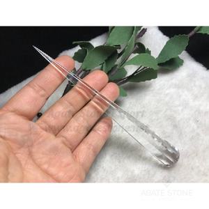 Désintégrateur à 8 faces activé spirituellement, 5 pouces, quartz clair naturel, poli à la main, guérison vitale, guérison par le Reiki, Feng Shui - Product Image 2