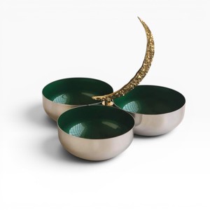 Hammered Gold Decorative <b>Chocolate</b> Bowl with Horn Handles Customizable <b>Chocolate</b> Bowls Supplier Custom Sizes Color Available - Product Image 6