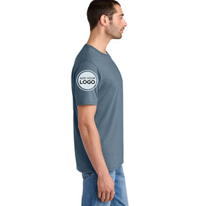เสื้อเชิ้ตโลโก้ธุรกิจแบบสั่งทำพิเศษ |   เสื้อยืดพรีเมียมแบบสั่งทำพิเศษ ผสมผสานสามเนื้อผ้า ราคาขายส่ง - Product Image 4