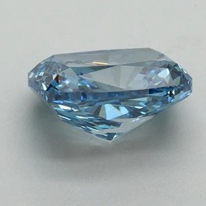 Diamante Sintético Azul Cultivado en Laboratorio, Corte Cojín Alargado, de 1.00 CT a 5.00 CT, Certificado, Claridad VVS VS - Product Image 4