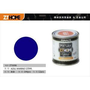 Pintura Acrílica Azul Marino 125ml en Lata - Product Image 3