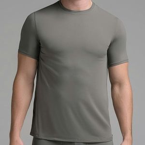 T-shirt de sport imprimé personnalisé de haute qualité, coupe ample, 100 % nylon, décontracté, pour homme, coupe oversize, écologique, OEM ODM - Product Image 2