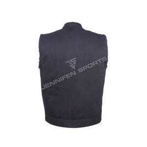 เสื้อกั๊กนักขี่มอเตอร์ไซค์คุณภาพสูงรุ่นใหม่ ราคาขายส่ง ผ้าแคนวาสคอตตอน 100% พร้อมกระเป๋าหลายช่อง - Product Image 5