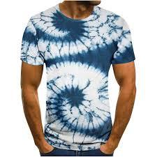 T-shirt imprimé pour homme, extensible, doux au toucher, polyvalent, écologique, en matériau recyclé, impression à l'encre à base d'eau - Product Image 4