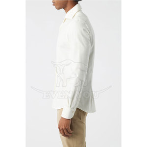 Chemise en flanelle unie tendance, tissu doux en coton/laine brossé, respirant, écologique, coupe confortable, coutures durables pour un style décontracté - Product Image 5