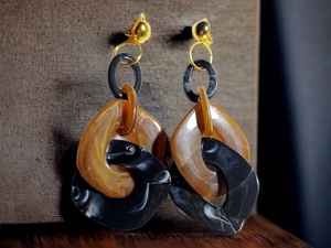 Pendientes de cuerno de búfalo de alta calidad para un estilo de vida saludable, los más demandados, artesanía natural, ¡gran oferta! - Product Image 4